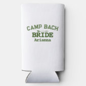 Gepersonaliseerde Rustieke Retro Camp Bach Wit Gro (Achterkant)