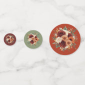 Gepersonaliseerde rustieke val Trouwtafel Confetti (Voorkanten)