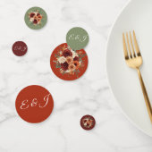 Gepersonaliseerde rustieke val Trouwtafel Confetti (Groep)