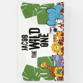 Gepersonaliseerde Safari Banner - de Wilde (Verticaal)