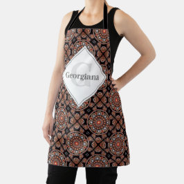 Gepersonaliseerde Safari Sunset Bohemian Mandala T Schort