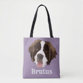 Gepersonaliseerde Saint Bernard Draagtas (Voorkant)