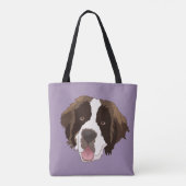 Gepersonaliseerde Saint Bernard Draagtas (Achterkant)