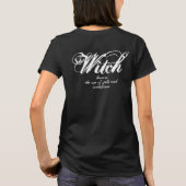Gepersonaliseerde Salem Heks Trials Gothic T-shirt (Achterkant)