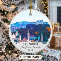 Gepersonaliseerde Salzburg Ornament, Oostenrijk Gi