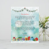 Gepersonaliseerde Santa Letter van de Noordpool (Staand voorkant)