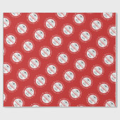 Gepersonaliseerde Santa North Pole Express Cadeaupapier (Vlak)