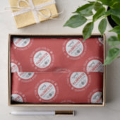 Gepersonaliseerde Santa North Pole Express Tissuepapier (Geschenk)