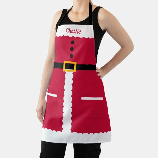 Gepersonaliseerde Santa Schort Christmas Baking Sc (Insitu)