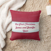 Gepersonaliseerde Santa Taille Kerstkussen Kussen (Deken)