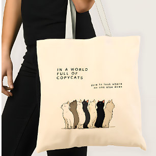 Gepersonaliseerde sarcastische Canvas tas voor Kno