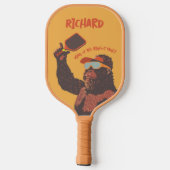 Gepersonaliseerde Sasquatch Spelen Pickleball Paddle (Achterkant)