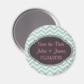 Gepersonaliseerde Save the Date Magnets Magneet (Voorkant / Achterkant)