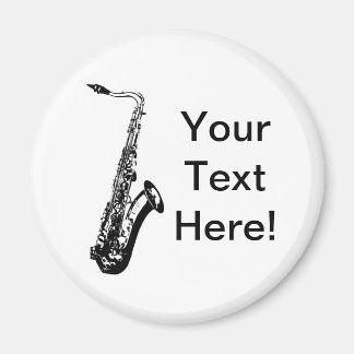Gepersonaliseerde saxofoon magneet