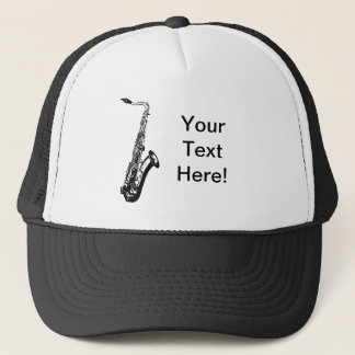 Gepersonaliseerde saxofoon trucker pet