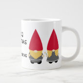 Gepersonaliseerde Scandinavische Nisse Extra Grote Beker (Rechts)