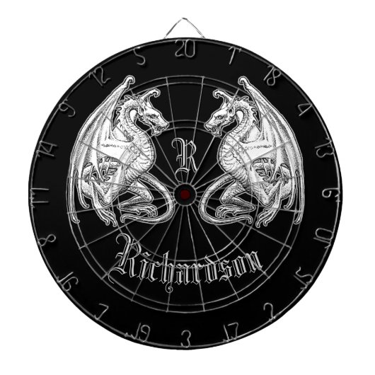 Gepersonaliseerde scharnierende wasbakens dartbord (Voorkant)