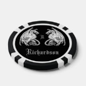 Gepersonaliseerde scharnierende wasbakens poker chips (Enkel)