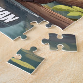 Gepersonaliseerde schattige bever kinder legpuzzel (Zijkant)