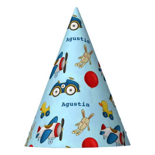 Gepersonaliseerde schattige Kinder speelgoed patro Feesthoedjes (Voorkant)