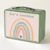 Gepersonaliseerde schattige lunchbox (Achterkant)
