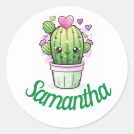 Gepersonaliseerde schattige sticker / zeehond clas