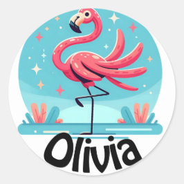 Gepersonaliseerde schattige sticker / zeehond clas