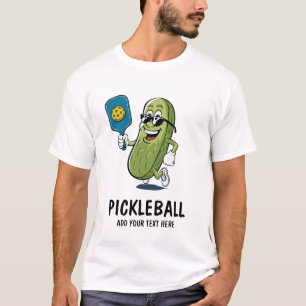 Gepersonaliseerde Schattigee augurk spelen Pickleb T-shirt