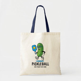 Gepersonaliseerde Schattigee augurk spelen Pickleb Tote Bag