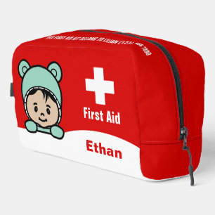 Gepersonaliseerde Schattigee Baby EHBO Kit Bag Toilettasje
