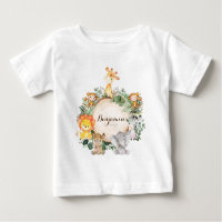 Gepersonaliseerde Schattigee Baby Oerwoud Safari D
