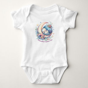 Gepersonaliseerde Schattigee Baby-vogel slapen op Romper