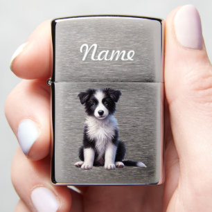 Gepersonaliseerde Schattigee Border Collie Puppy