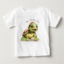 Gepersonaliseerde Schattigee Cartoon Turtle