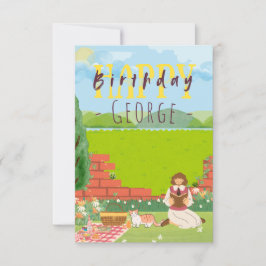 Gepersonaliseerde Schattigee Cat-Tage Picknick Ver