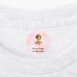 Gepersonaliseerde Schattigee eenhoorn, naam, telef Labels