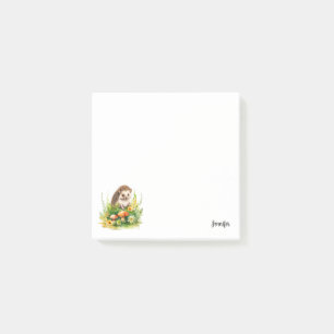Gepersonaliseerde Schattigee egel Post-it® Notes