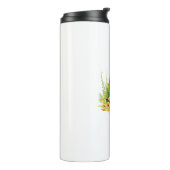 Gepersonaliseerde Schattigee egel Thermosbeker (Gedraaid links)