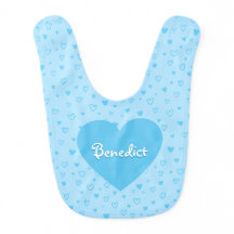 Gepersonaliseerde Schattigee Kawaii Heart Blue Pas