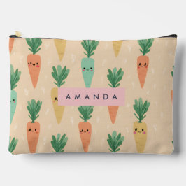 Gepersonaliseerde Schattigee Kawaii Pastel Wortel  Etui