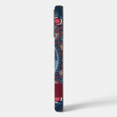 Gepersonaliseerde Schattigee Kerst Kawaii Fox Dot  Case-Mate iPhone Case (Achterkant / Links)