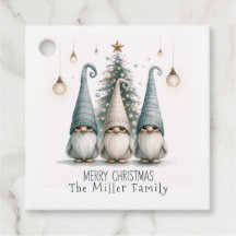 Gepersonaliseerde Schattigee Kerstgnoom Familievak