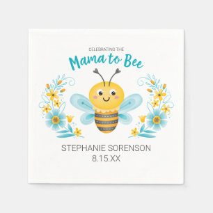 Gepersonaliseerde Schattigee Mama to Bee Baby show Servet