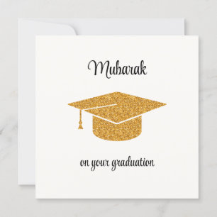 Gepersonaliseerde Schattigee Mubarak Gefeliciteerd Bedankkaart
