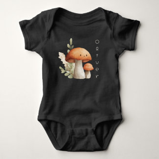 Gepersonaliseerde Schattigee Paddenstoel Baby Body Romper