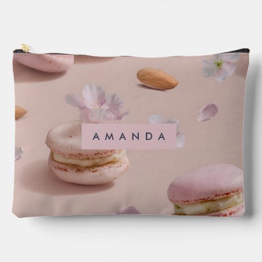Gepersonaliseerde Schattigee Pastel Macaron Amande Etui (Voorkant)