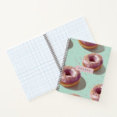 Gepersonaliseerde Schattigee Pasteldonuts & Sprink Notitieboek (Binnen)