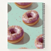 Gepersonaliseerde Schattigee Pasteldonuts & Sprink Notitieboek (Achterkant)