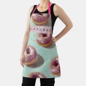 Gepersonaliseerde Schattigee Pasteldonuts & Sprink Schort (Insitu)