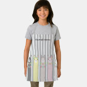 Gepersonaliseerde Schattigee Retro Kleurrijke Llam Schort (Insitu)